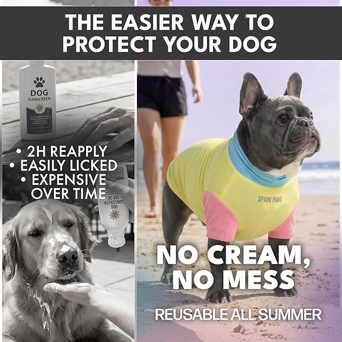 Spark Paws Sunblock Dog T-Shirt, SPF30 Protection, Lightweight Breathable Quick - Image 5