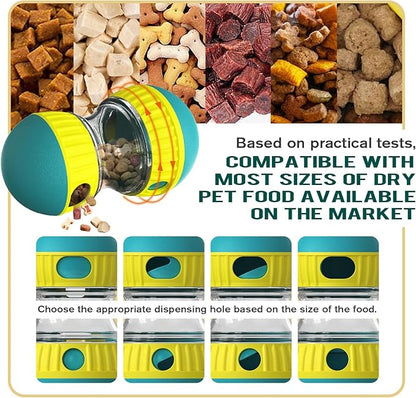 BSISUERM Dog Puzzle Toy Adjustable Treat Dispensing Ball Food Dispenser Tough - Image 3