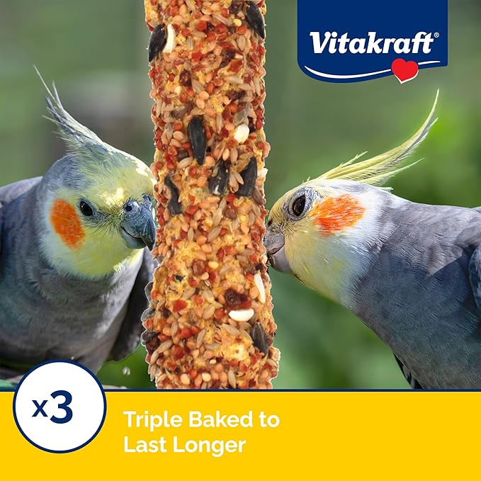 Vitakraft Crunch Sticks Cockatiel Treat Apricot Peach Flavor - Image 4