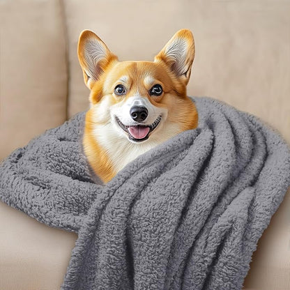 1 Pack 3 Calming Blankets Fluffy Premium Fleece Pet Blanket Soft Sherpa Throw - Image 3