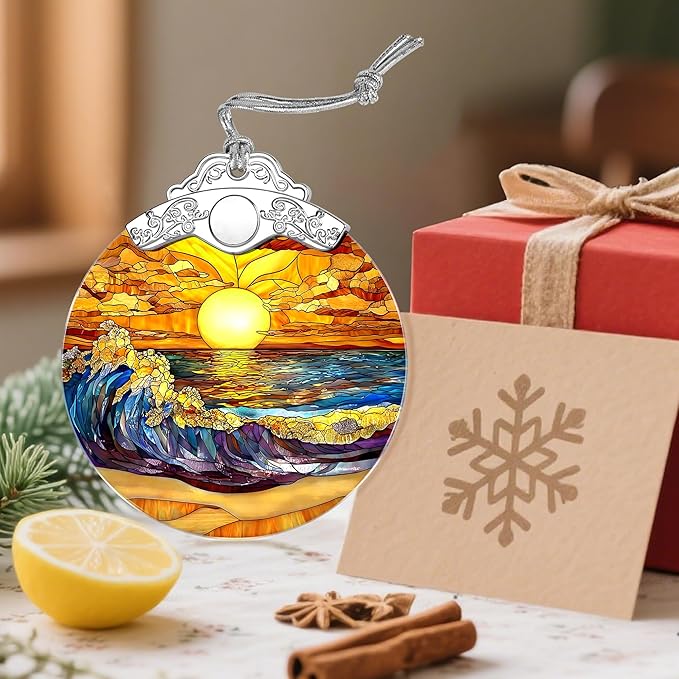 Stained Glass Ornament, Christmas Ornaments, Christmas Decorations - Image 6