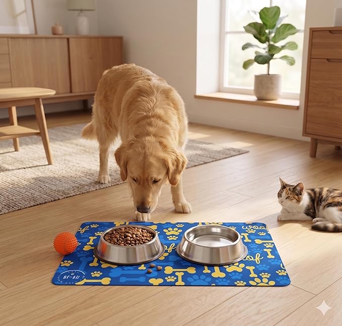 BE-KH Absorbent Pet Feeding Mat - Image 6