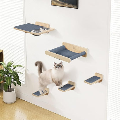 Space-Saving Cat Wall Shelves – Interactive Cat Wall Climber by PHATOSIOPETS