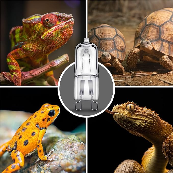 Briignite G9 Heat Lamp Bulbs for Reptile, Mini Reptile Light, Dimmable G9 Mini - Image 6
