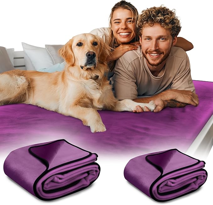 Paw Buddies Premium Waterproof Blanket 80"x90" Velvet-Feel Reversible Throw – - Image 8