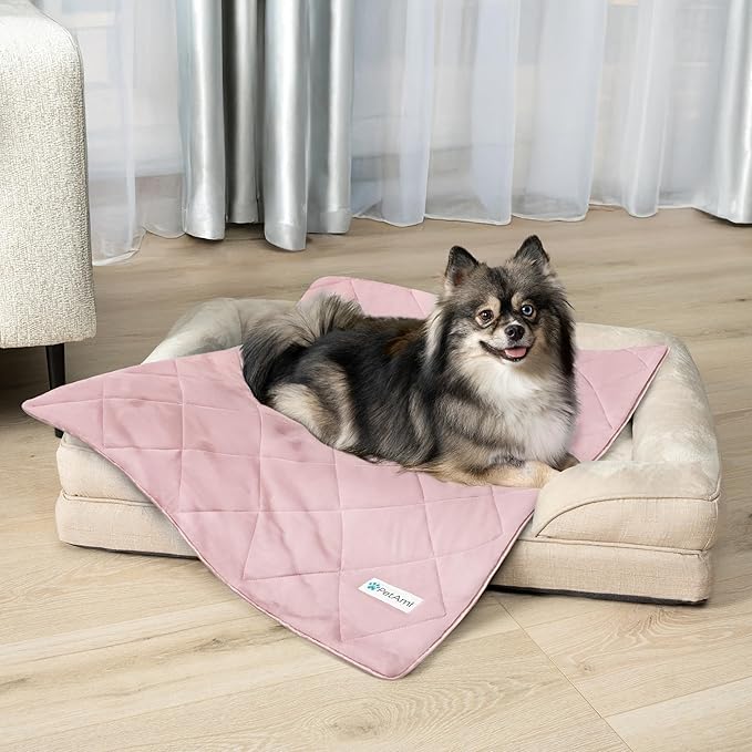 PetAmi Premium Cooling Dog Blanket | Lightweight Fluffy Pet Throw Blanket Bed - Image 2