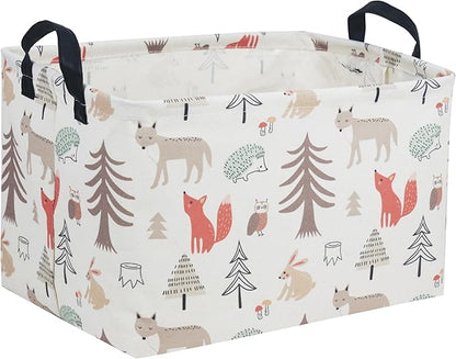 Essme Rectangular Kids Basket, Animal Storage Basket by ESSME