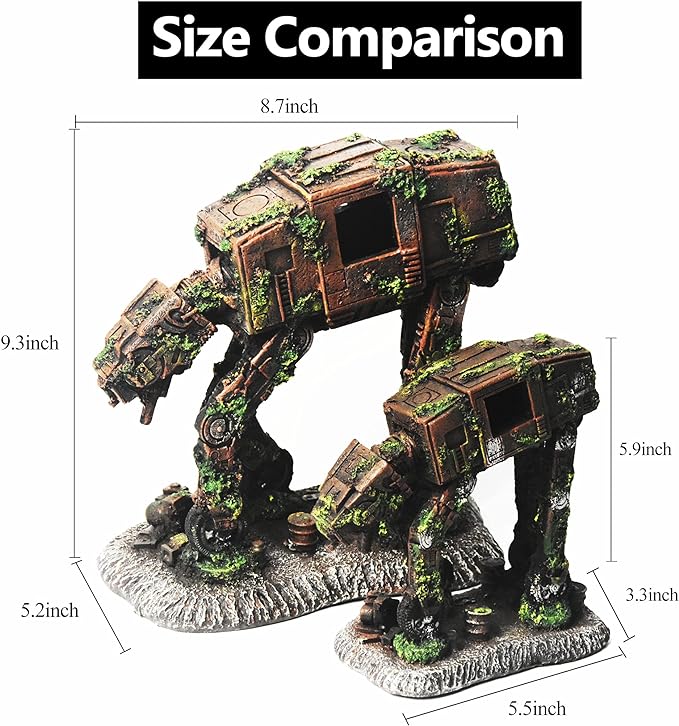 fazhongfa Fish Tank Decorations Star Wars Aquarium Accessories Small to Large - Image 2