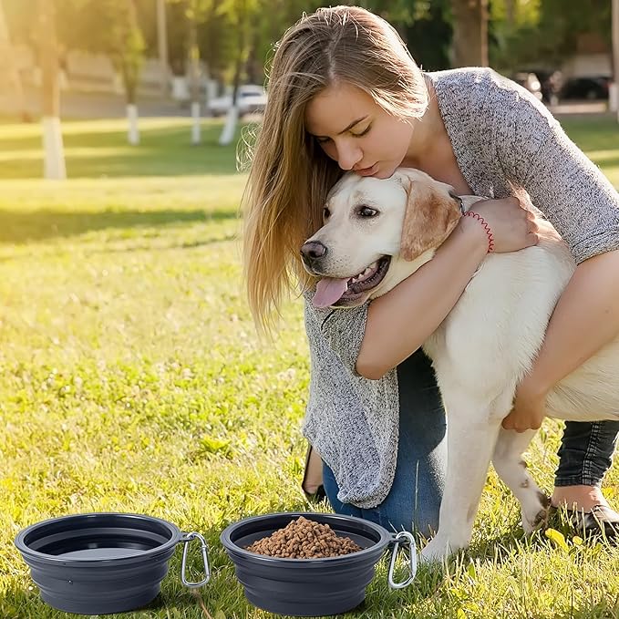 SLSON Dog Bowls Pet Collapsible Bowl - Image 5