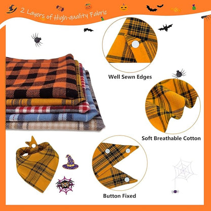 Plaid Dog Bandana - Image 4
