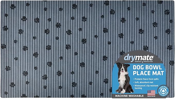 Drymate Pet Bowl Placemat, Dog & Cat Food Feeding Mat - Image 7