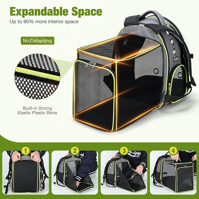 Limited Stock Lekereise Cat Bubble Backpack Carrier - Image 5