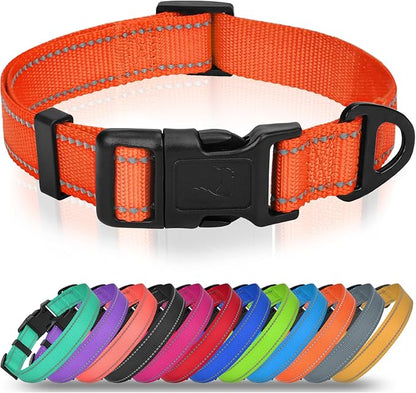 Joytale Small Dog Collar, Durable Double-Sided Reflective Nylon Collar by Joytale