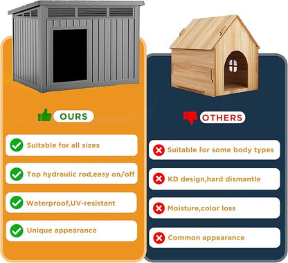 DRATO Large Dog House Outdoor for Indoor - Image 4