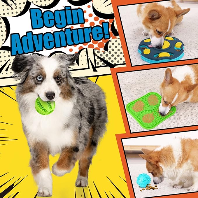 Forfon 9 Pack All-Around Dog Puzzle Toy Set -Mentally Stimulating Dog - Image 7