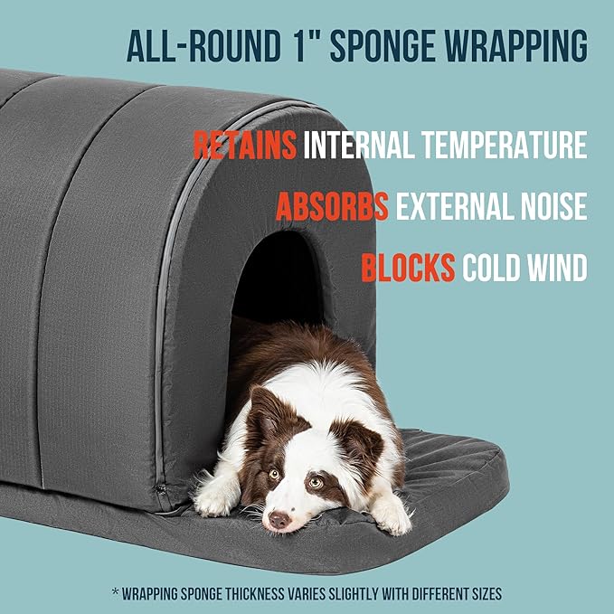 PELZIN Orthopedic Dog Bed House - Image 6