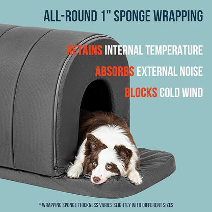 PELZIN Orthopedic Dog Bed House - Image 6
