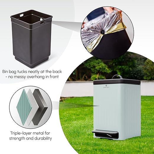 Small Dog Poop Trash Can Outside – 6L/1.6 Gallon Dog Small Trash Can - Image 8
