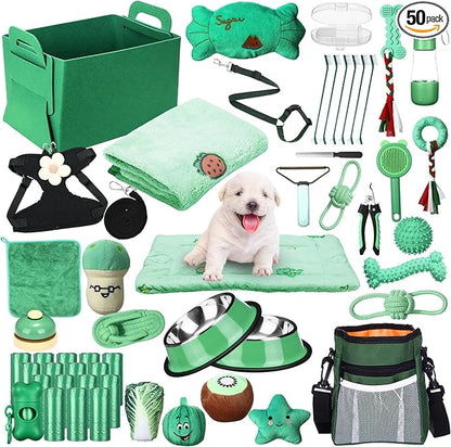 Abbylike 50 Pcs Puppy Supplies Starter Kit by Abbylike