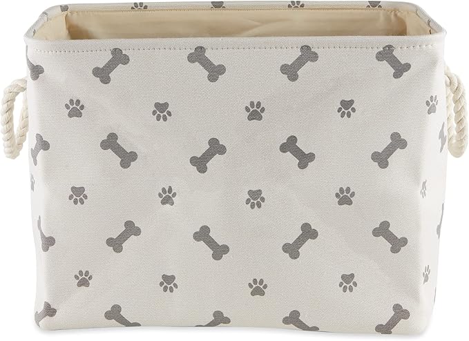 Bone Dry Pet Storage Collection Paw and Bone Print, Small Rectangle - Image 4
