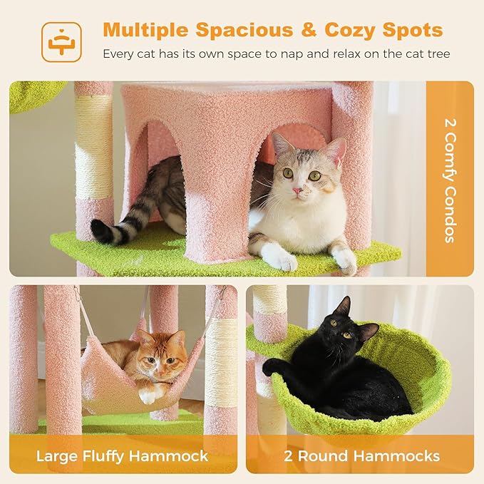 MUTTROS 71.2" Large Cat Tree for Multi-Cat Households - Image 4
