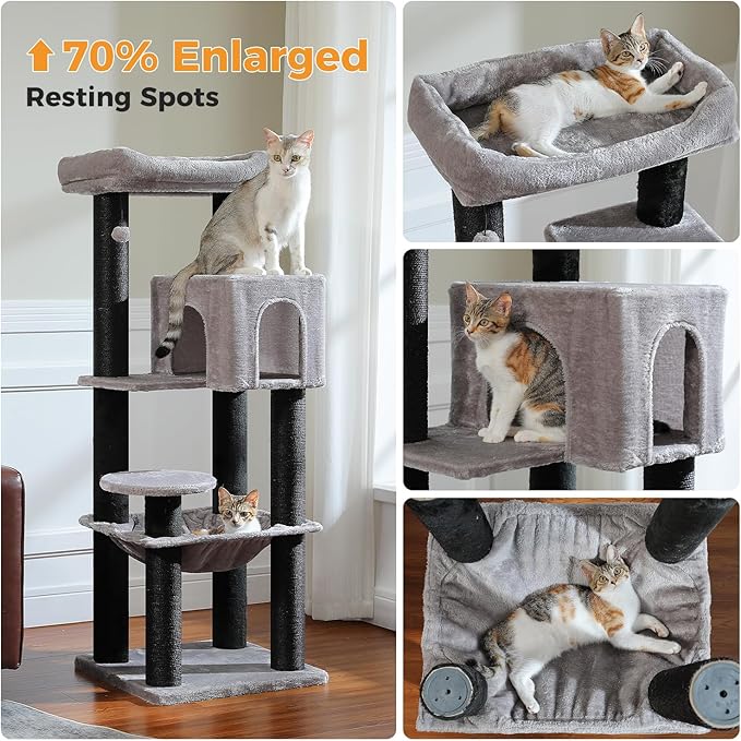 MUTTROS Large Cat Tree with Reinforced Scratching Posts - Image 4