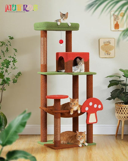 MUTTROS Mushroom Cat Tree Tower - Image 2