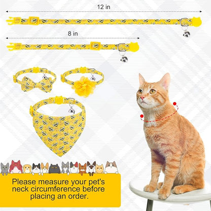 Breakaway Cat Collars with Bell & Cute Pendants - Image 2