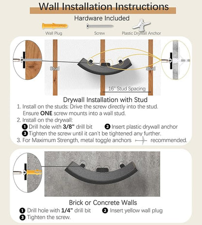 Wall Mounted Curved Cat Hammock - Image 7