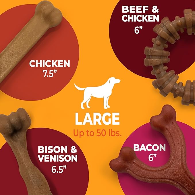 Nylabone Strong Chew Dog Toy 4-Pack Made - Image 6