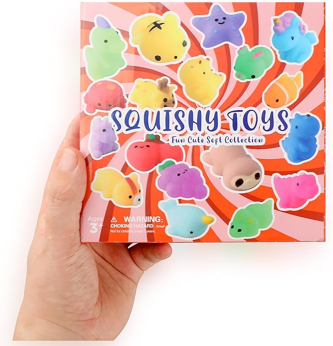 nobasco Squishies, 32 Pack Mochi Squishy Toys - Image 5