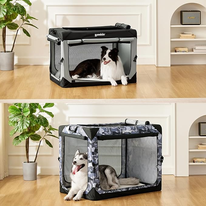 ZOMISIA 36 Inch Collapsible Dog Crate - Image 7