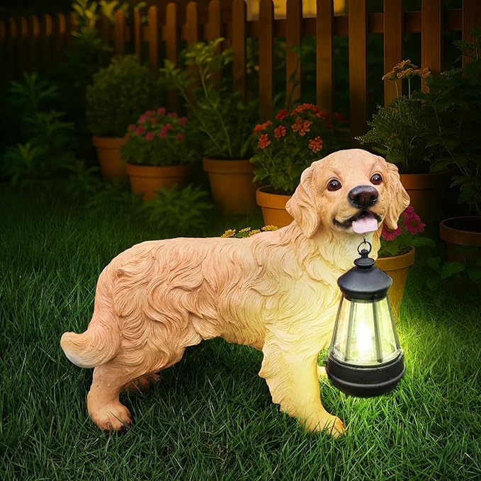 Golden Retriever Dog Garden Statue - Image 8