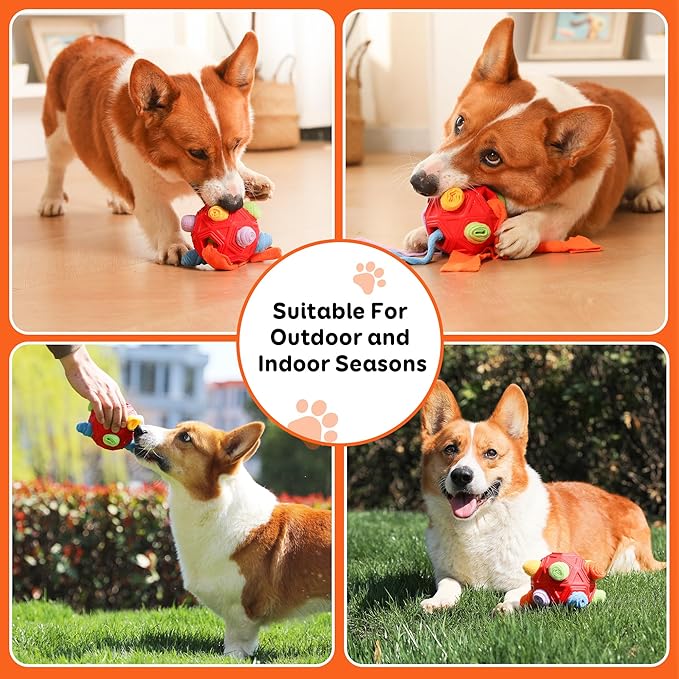 Dog Snuffle Ball Toy, Interactive Dog Puzzle Ball, Encourage Natural Foraging - Image 6