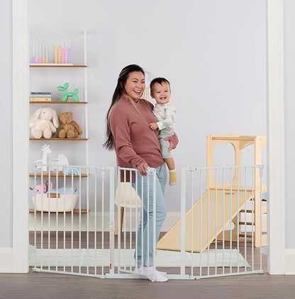 Regalo 76 Inch Super Wide Configurable Baby Gate, Includes 4 Pack of Wall by Regalo