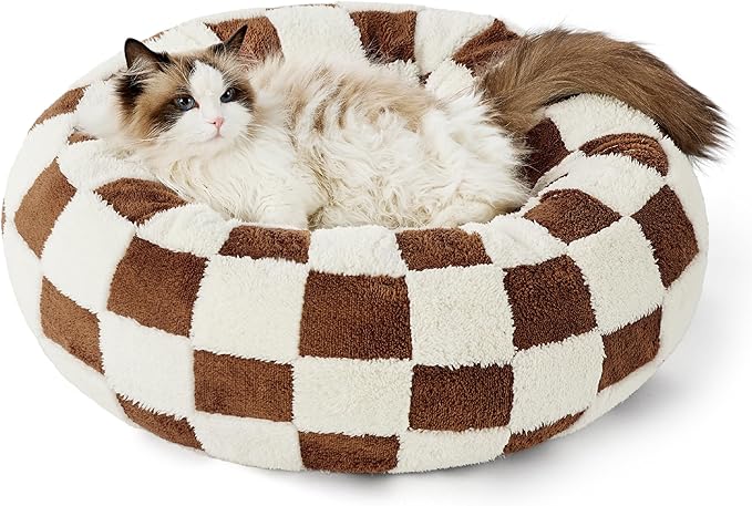 LE SURE Donut Cat Beds for Indoor Cats by Lesure