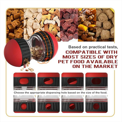 BSISUERM Dog Food Dispensing Puzzle Toy Adjustable Treat Dispenser Slow Feeder - Image 3