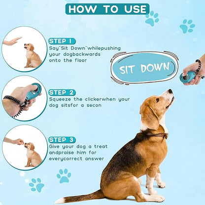 Dog Training Clicker with Sring Wrist and Keyring - Image 7