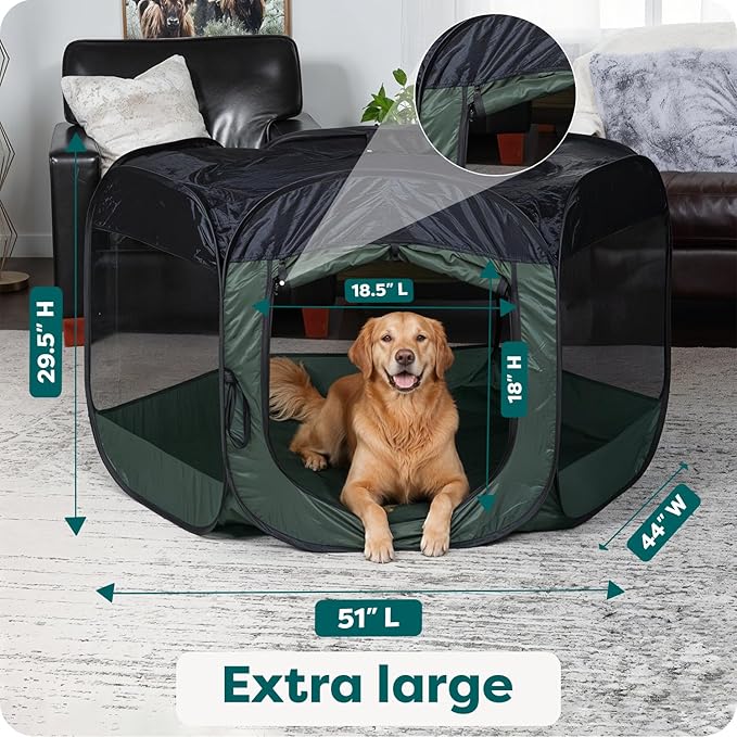 FurHaven Soft-Sided Dog & Cat Playpen, Portable Foldable Indoor & Outdoor Pet - Image 3