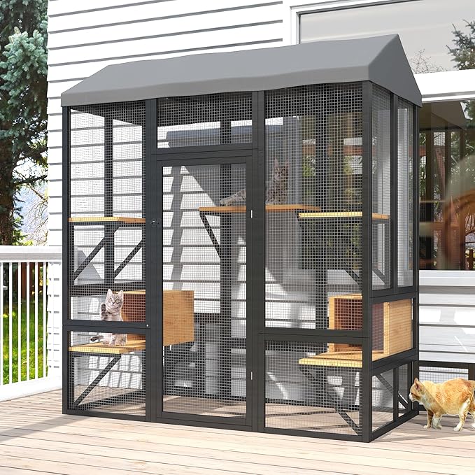 TIMHAKA Cat Catio, Large Cats House by TIMHAKA