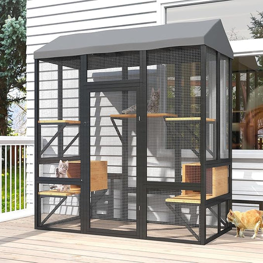 TIMHAKA Cat Catio, Large Cats House by TIMHAKA
