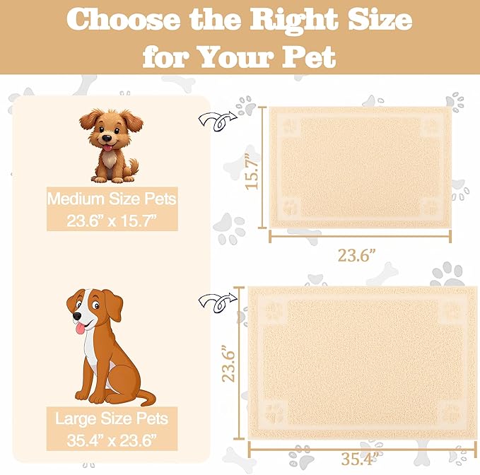 Darkyazi Pet Feeding Mat Large for Dogs and Cats - Image 8