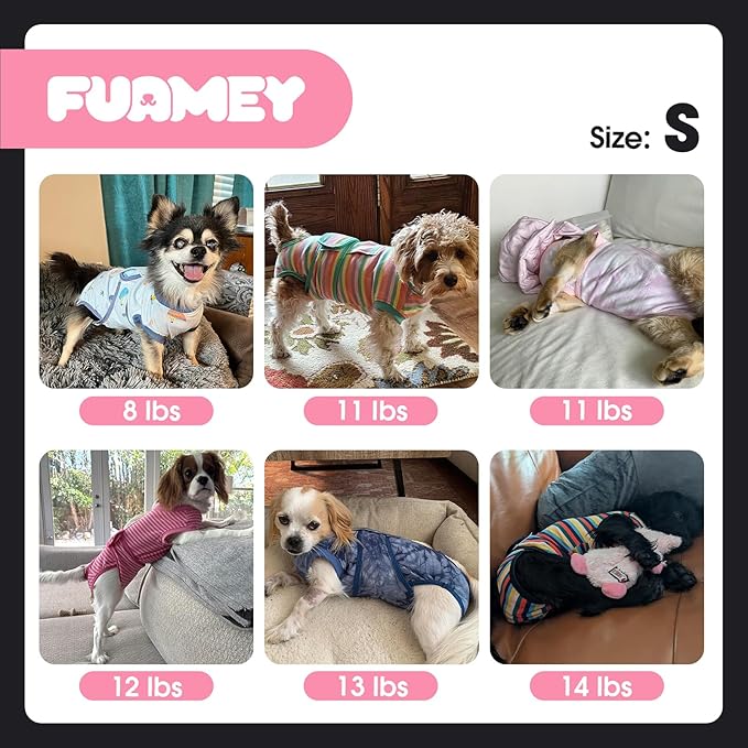 FUAMEY Recovery Suit for Dogs After Surgery, Soft Breathable Dog Bodysuit - Image 7
