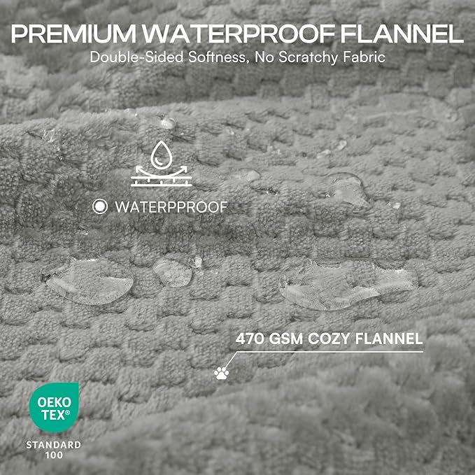 Luciphia Waterproof Blanket for Small Dog Cat Puppy Ultra-Soft & Calming Pet - Image 2