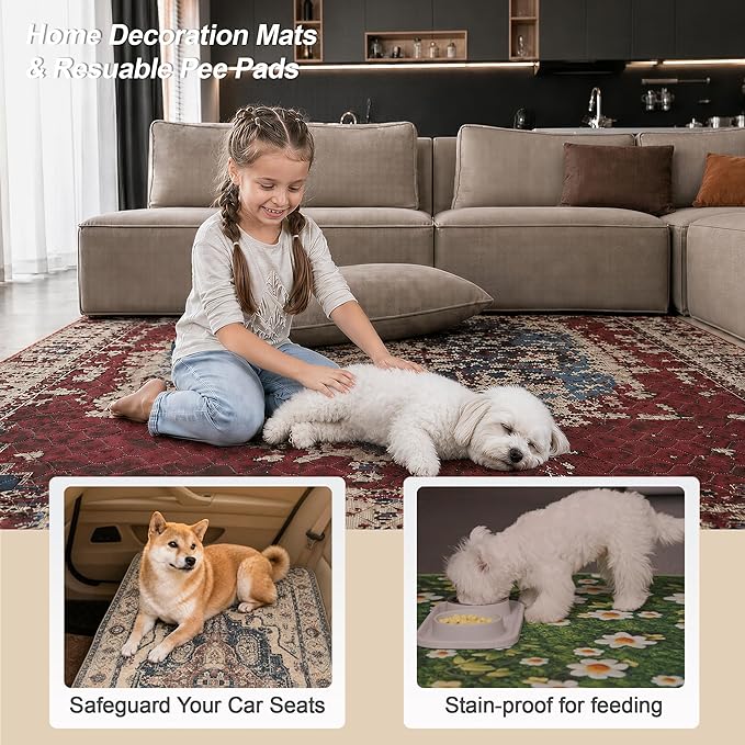 Washable Pee Pads for Dogs, Reusable Puppy Potty Training Pads, Ultra-Absorbent - Image 2