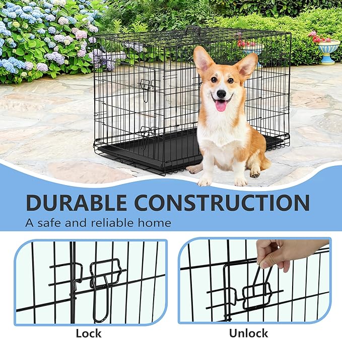 FDW 30 inch Dog Crate Dog Kennel Cage - Image 3