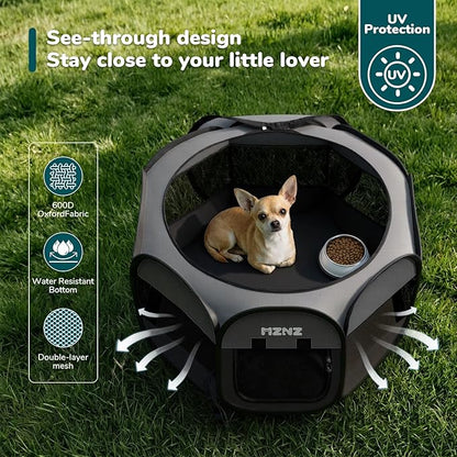 Dog Cat Playpen, Portable Small Animal Playpen Crate Indoor - Image 6