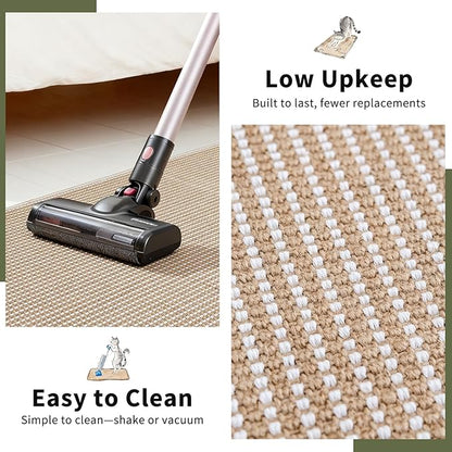 Cat Scratcher Mat, 39.3"x 23.6" Natural Sisal Cat Scratch Mat - Image 6