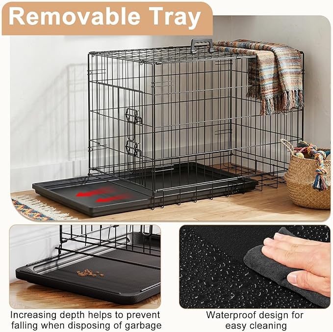 FDW 30inch Dog Crate Pet Cage - Image 5