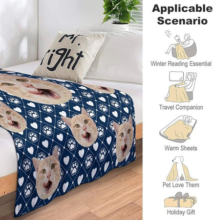 Custom Pet Name Blanket Personalized Dog Memory Blankets - Image 4